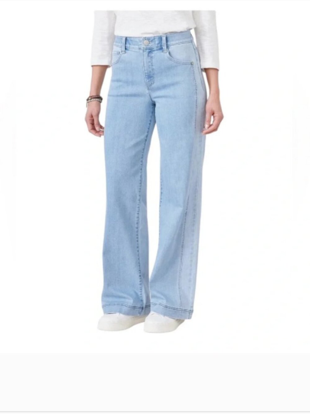 Democracy Ab Solution Light Blue Wide-Leg Jeans; NWT; Size 10